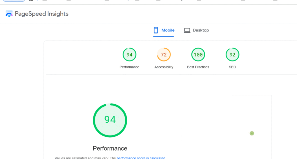 Page Speed Optmisation Services
